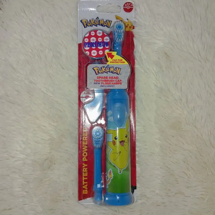 Pokemon Kids Battery Powered Soft Electric Toothbrush - Image 3
