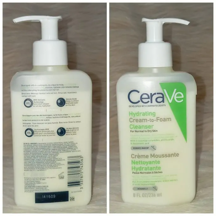 Cerave Hydrating Cream To Foam Cleanser For Normal To Dry Skin 236ml - Image 5
