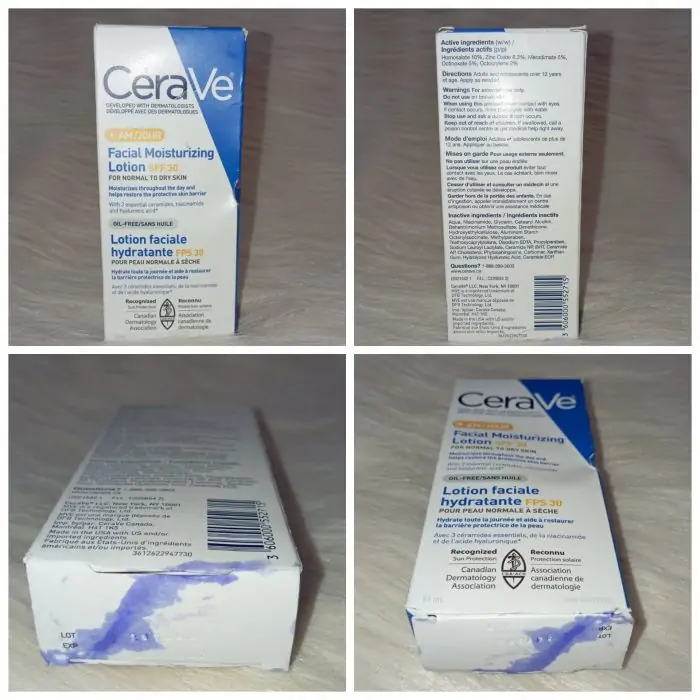 ( Discounted Product ) CeraVe AM Facial Moisturizing Lotion SPF 30 for Women & Men 59 ml - Image 4