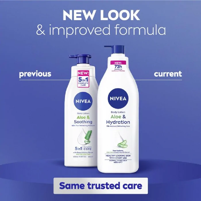 Nivea Aloe & Hydration Body Lotion 400ml ( Packaging May Vary ) - Image 4