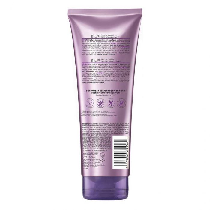 L’Oréal Paris Ever Pure Sulfate Free Volume Shampoo 250ml - Image 2