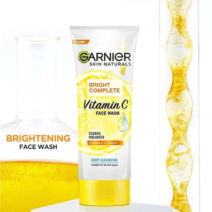 Garnier Skin Naturals Bright Complete White Face Wash, 100g (Packaging May Vary ) - Image 3