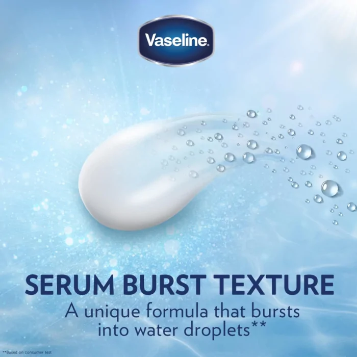 Vaseline Healthy Bright Gluta-Hya Serum Burst Lotion Dewy Radiance 70ml - Image 3