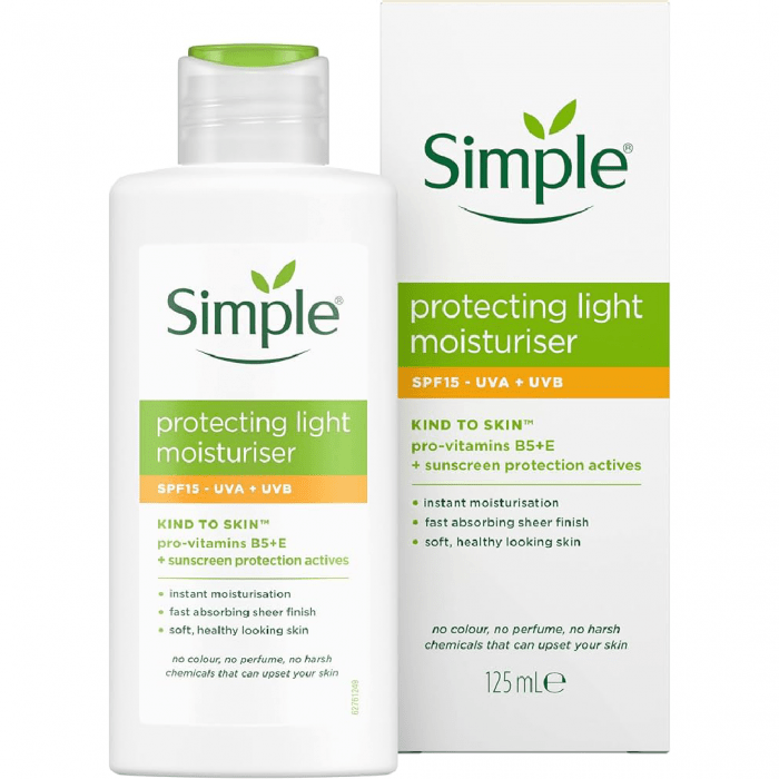 Simple Protecting Light Moisturiser 125ml - Image 1