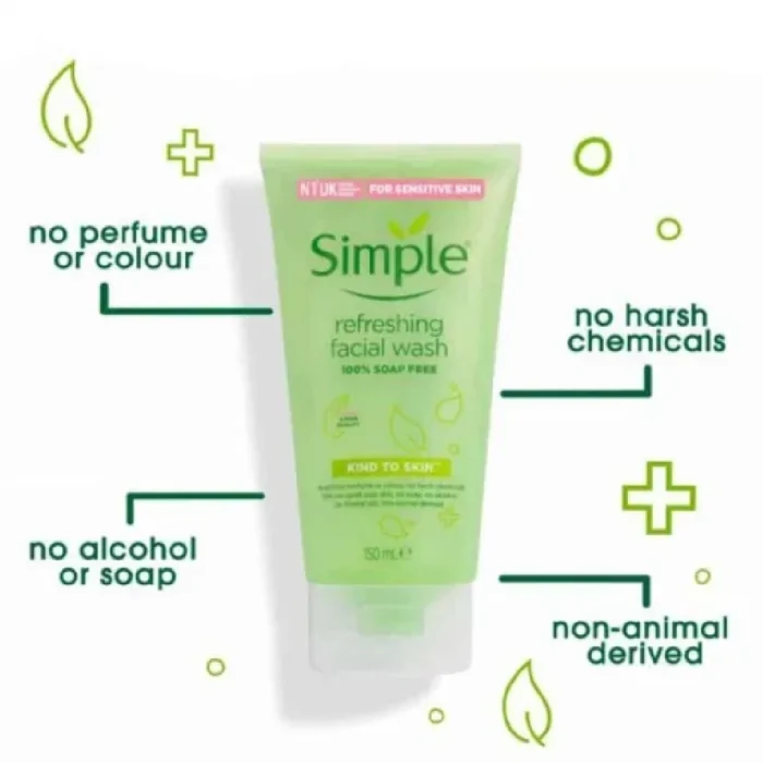 Simple Refreshing Facial Wash - 150ml - Image 3