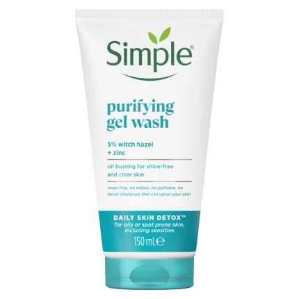 Simple Daily Skin Detox Purifying Face Wash 150ml