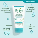 Simple Daily Skin Detox Purifying Face Wash 150ml - Image 2