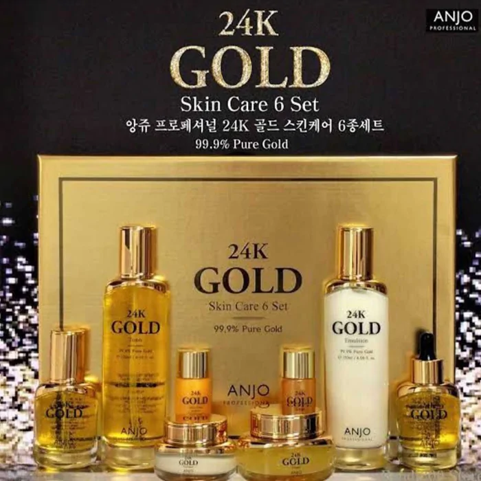 Anjo Professional 24K Gold Skin Care 6 Set - Image 2