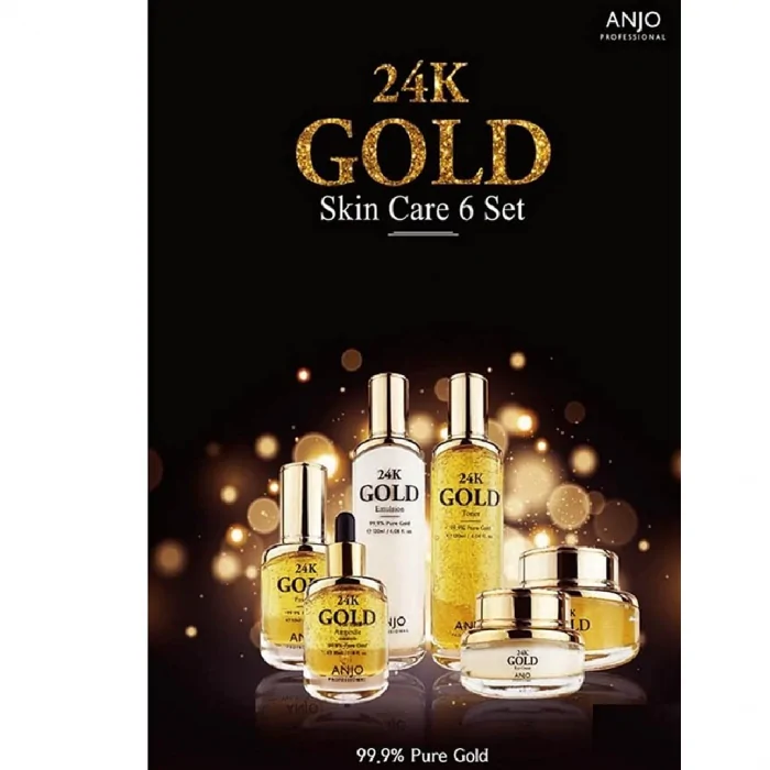 Anjo Professional 24K Gold Skin Care 6 Set - Image 3
