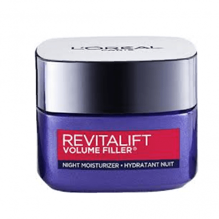 Revitalift Volume Filler Anti-Aging Replumping Night Moisturizer with Hyaluronic Acid + Fibroxyl 50ml