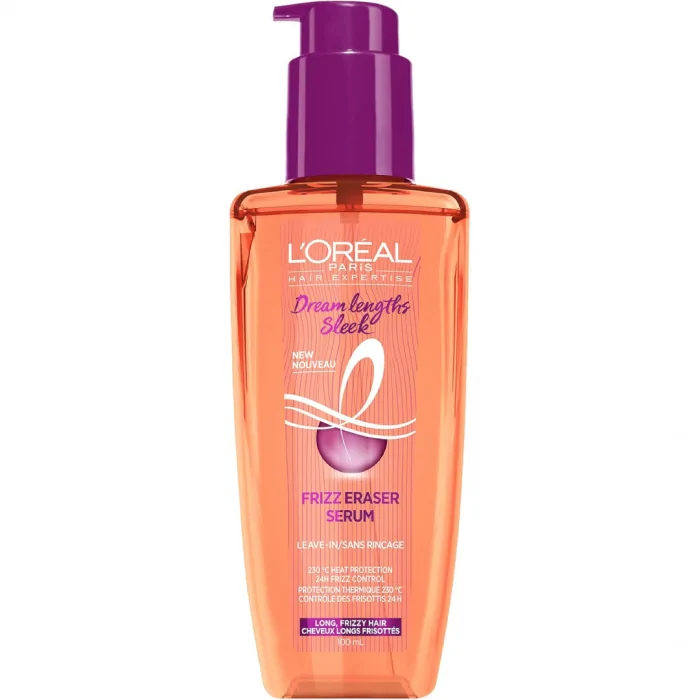 L’Oreal Paris Dream Lengths Sleek Frizz Eraser Serum 100ml - Image 1