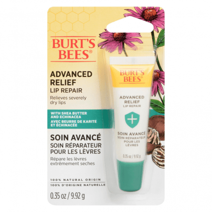 Burt’s Bees® Advanced Lip Relief with Shea Butter and Echinacea, 100% Natural Origin, 9.92 g