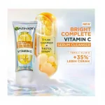 Garnier Bright Complete Vitamin C Serum Cleanser 100ml - Image 3