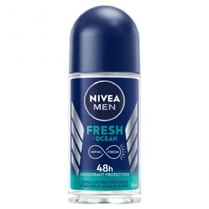 NIVEA MEN Fresh Ocean Roll-On 48h Deodorant 50ml