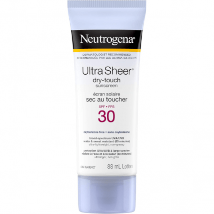 ( Discounted Product ) Neutrogena Ultra Sheer Dry-Touch Sun Cream SPF 30 Sunscreen Lotion 88ml