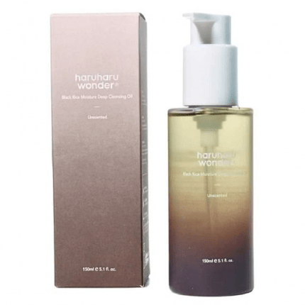 Haruharu Wonder Black Rice Moisture Cleansing Oil, Double Cleansing 150ml