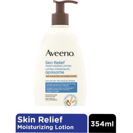 Aveeno Skin Relief Moisturizing Lotion with Shea Butter Fragrance-Free 354ml