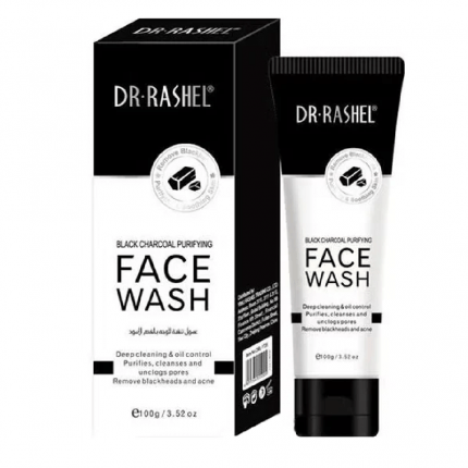 Dr.Rashel Black Charcoal Purifying Face Wash 100g