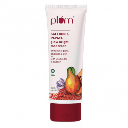 Plum Saffron & Papaya Glow Face Wash 100ml