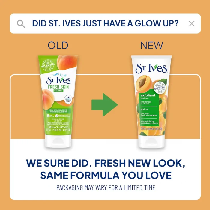 St. Ives Fresh Skin Apricot Face Scrub 170g - Image 3