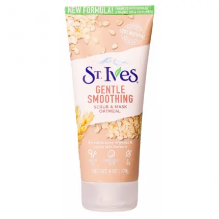 St. Ives Gentle Smoothing Oatmeal Face Scrub and Mask 170g