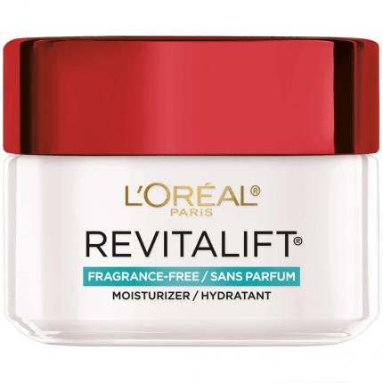 L'oreal Paris Revitalift Anti Aging Face and Neck Cream, Smoothing and Firming Moisturizer for 24HR Hydration, Fragrance Free 50ml