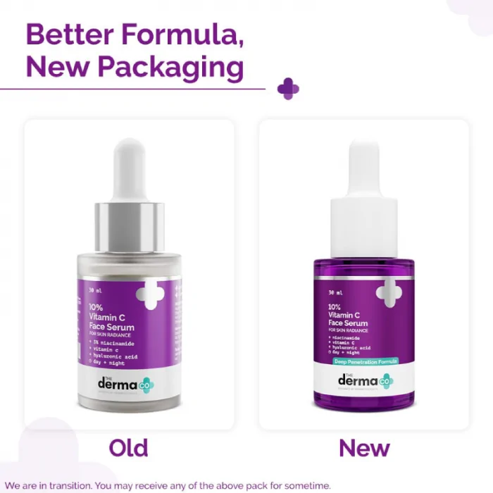 The Derma Co 10% Vitamin C Face Serum 30ml( Packaging May Vary ) - Image 3