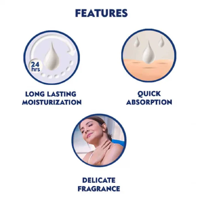 Nivea Rose & Argan Oil in Lotion 400ml - Image 3