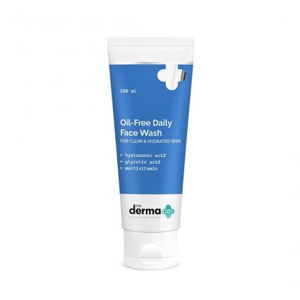 The Derma Co Oil-Free Daily Face Wash for Clear & Hydrated Skin 100ml