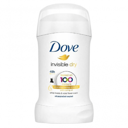 Dove Stick Invisible Dry Antiperspirant Deodorant 40g