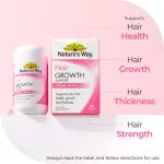Nature’s Way Hair Growth Support + Biotin & Silicon 30 Tablets - Image 2