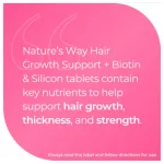 Nature’s Way Hair Growth Support + Biotin & Silicon 30 Tablets - Image 3