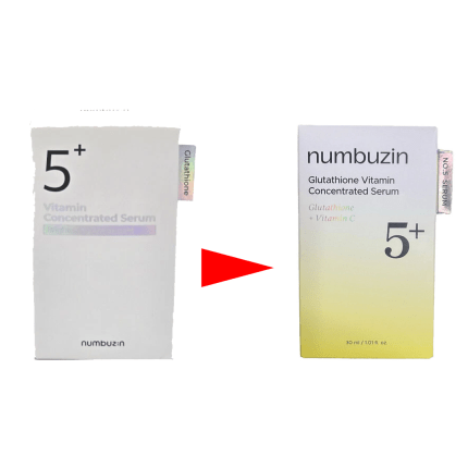 Numbuzin – No.5 Glutathione Vitamin Concentrated Serum 30ml