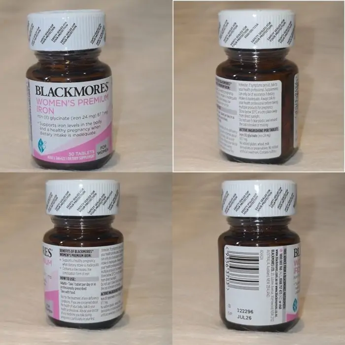 Blackmores Womens Premium Iron 30 Tablets - Image 2