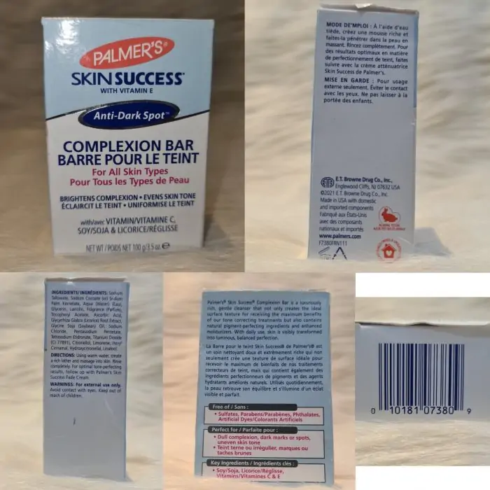 Palmer's Skin Success Anti-Dark Spot Complexion Bar 100 g - Image 3