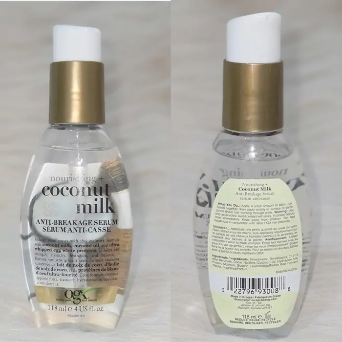 OGX Nourishing + Coconut Milk Anti-Breakage Serum 118 ml - Image 3