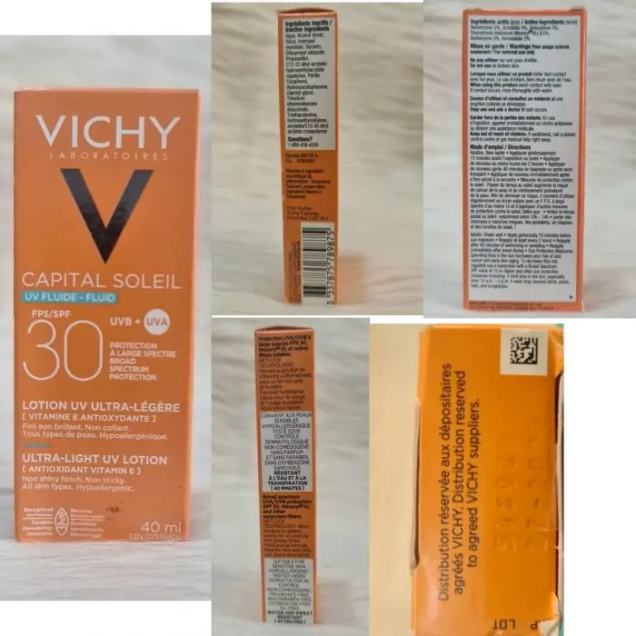 Vichy Catital Soleil Ultra Light UV Lotion SPF 30 , 40ml - Image 3
