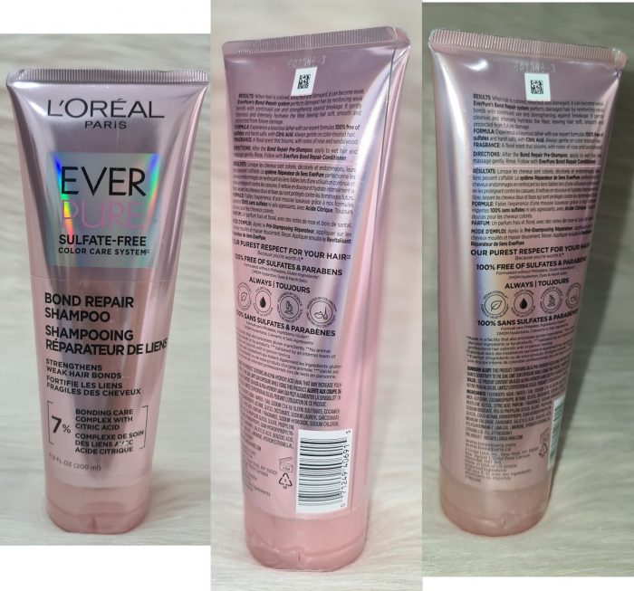 L'Oreal Paris EverPure Sulfate Free Bond Repair Color Care Shampoo 200ml - Image 6