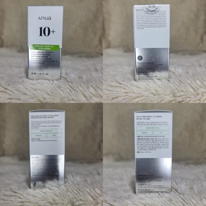 Anua Azelaic Acid 10% Hyaluron Redness Soothing Serum 30ml - Image 7