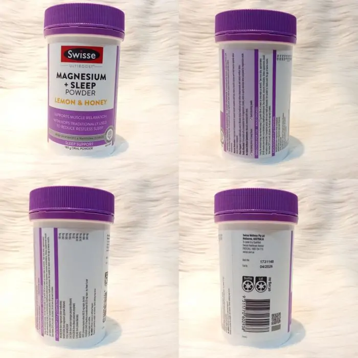 Swisse Ultiboost Magnesium + Sleep Powder 180G - Image 2