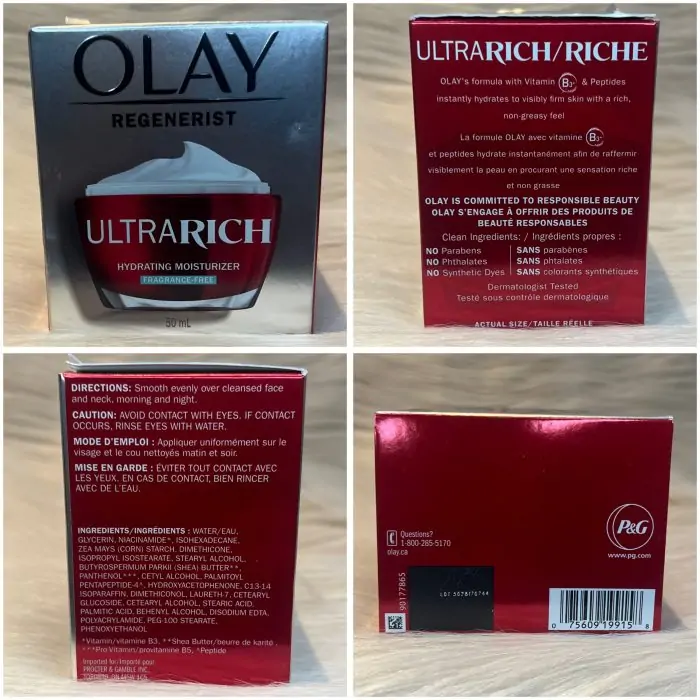 L'Oreal Paris Regenerist Ultra Rich Hydrating Moisturizer fragrance Free 50ml - Image 4