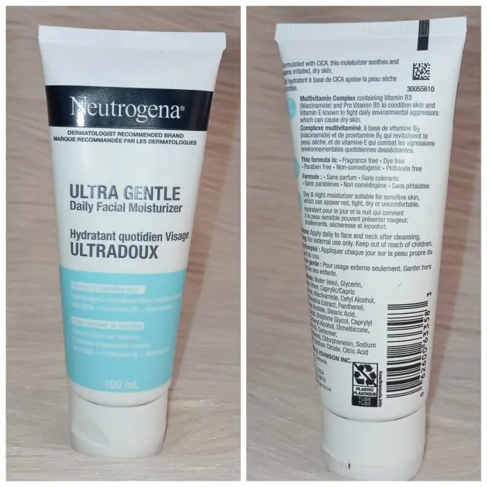 Neutrogena Ultra Gentle Daily Facial Moisturizer 100ml - Image 7