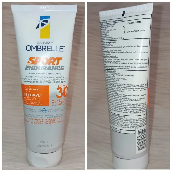 Garnier Ombrelle Sport Endurance Sunscreen Lotion  SPF 30, 231ml - Image 4