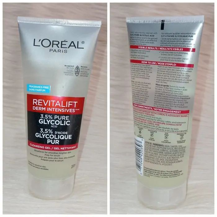 Loreal Paris Revitalift Derm Intensives 3.5% Pure Glycolic Cleansing Gel 200ml - Image 5