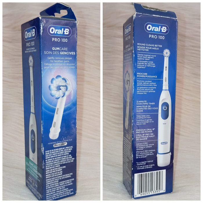 Oral-B Pro 100 Gum Care, Battery Powered Toothbrush - Image 3