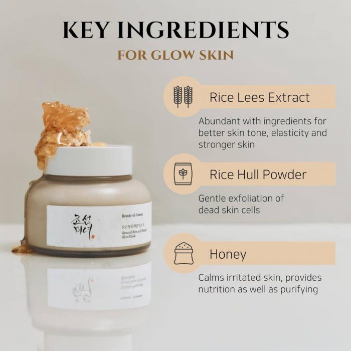 BEAUTY OF JOSEON Ground Rice and Honey Glow Mask 150ml