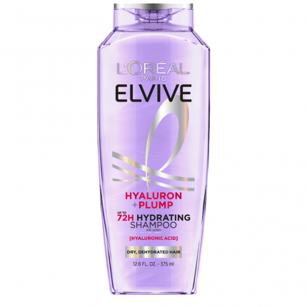 L'oreal Paris Elvive Hyaluron Plump Hydrating Shampoo 354ml (Packaging may Vary )