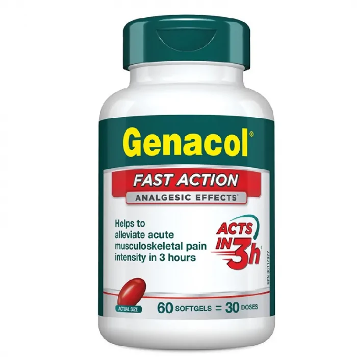 (Discounted Product ) Genacol Fast Action Analgesic Effects 60 Softgels - Image 1