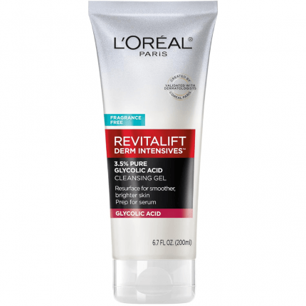 Loreal Paris Revitalift Derm Intensives 3.5% Pure Glycolic Cleansing Gel 200ml
