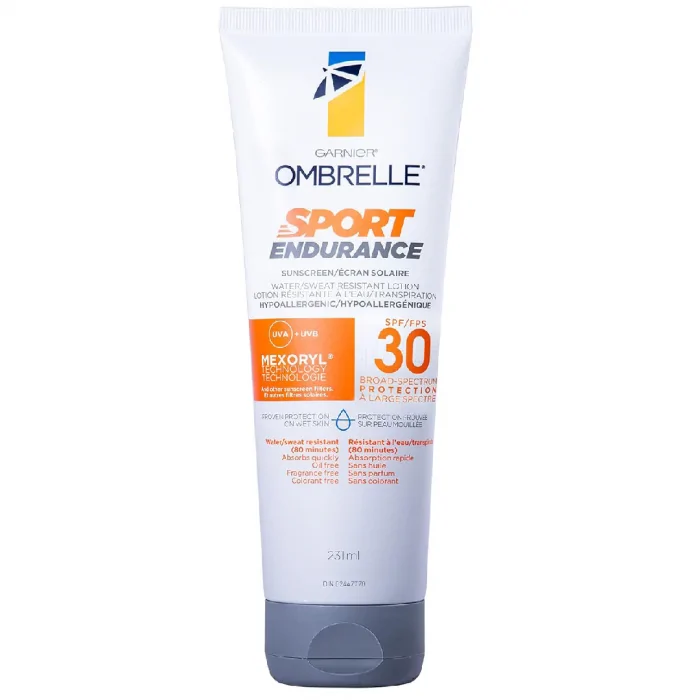 Garnier Ombrelle Sport Endurance Sunscreen Lotion  SPF 30, 231ml - Image 1